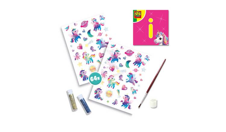 SES Creative Unicorn Glitter Tattoos Craft Set