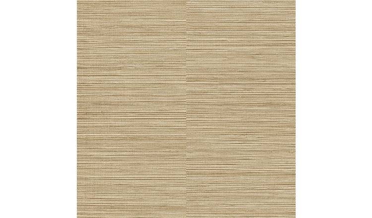 Grandeco Java Grasscloth Weave Textured Wallpaper - Natural