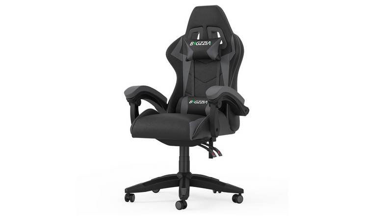 Rattantree Faux Leather High Back Gaming Chair  - Black