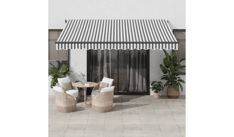 Walplus Electric Polyester - Anthracite and White - 400x350 cm - Anthracite Fram