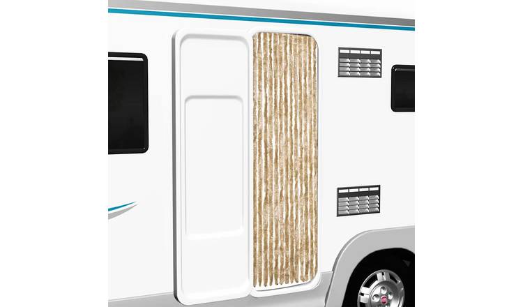 Walplus Chenille Insect Door Curtain - Beige - 56 x 200 cm