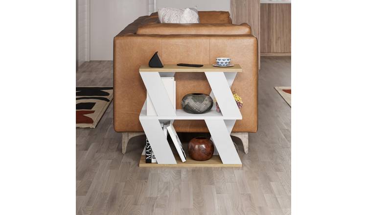 Decortie Lazena Particleboard Melamine Side Table - Oak