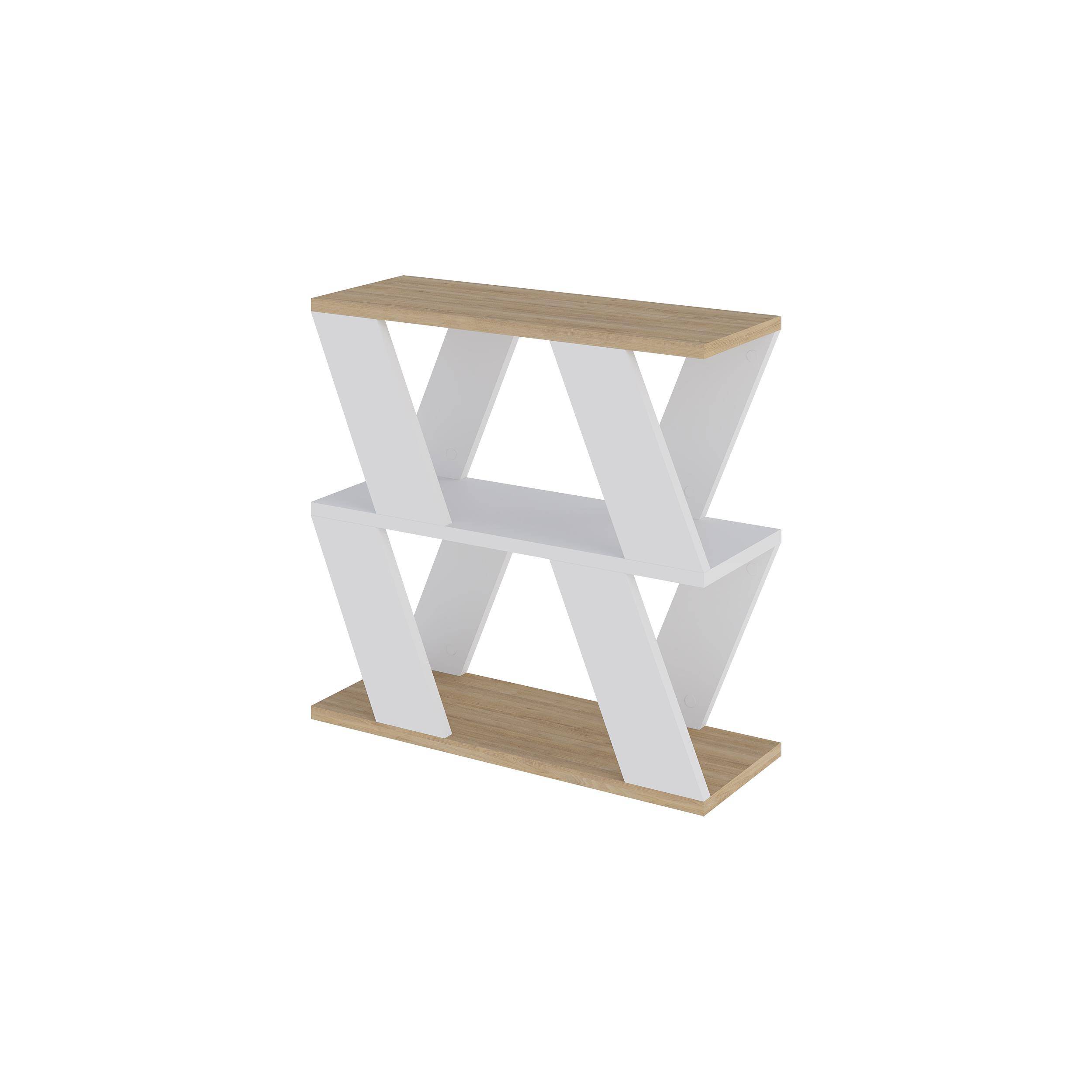 Decortie Lazena Particleboard Melamine Side Table - Oak - Image 2