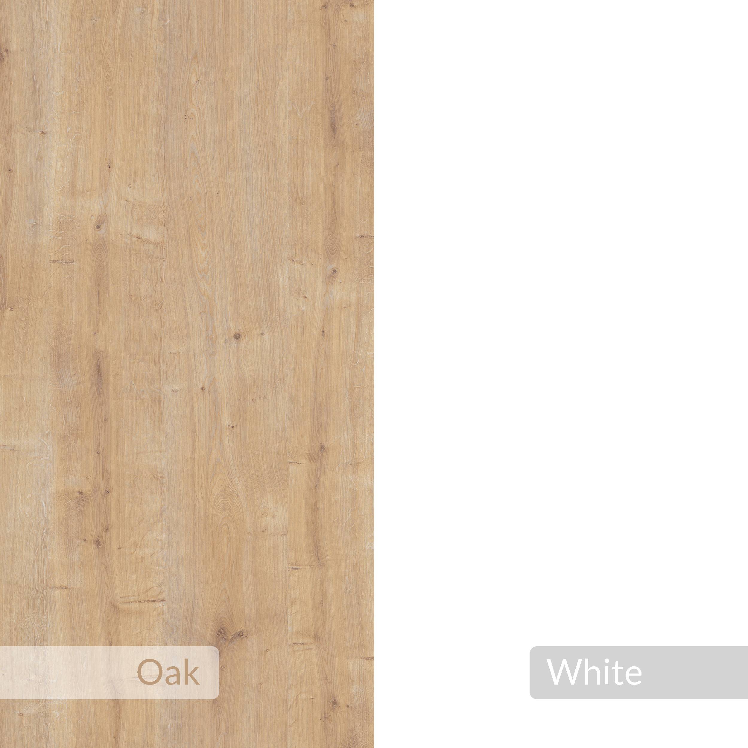 Decortie Lazena Particleboard Melamine Side Table - Oak - Image 5
