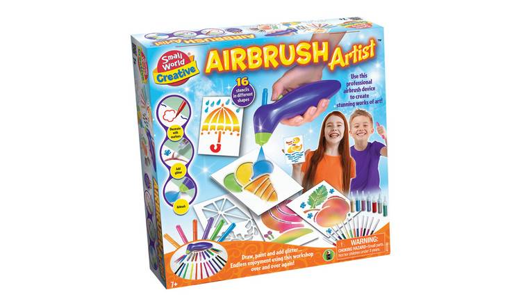 Small World Toys Airbrush Artist Craft Set