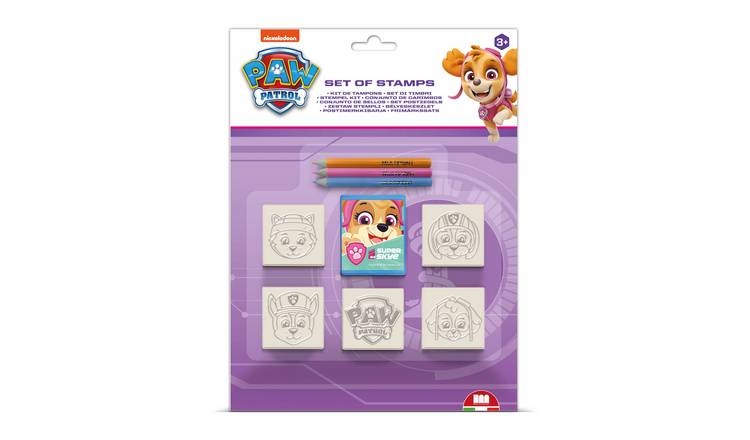PAW Patrol Girl Blister Pack 5 Stamps – Kids Craft & Stationery Set