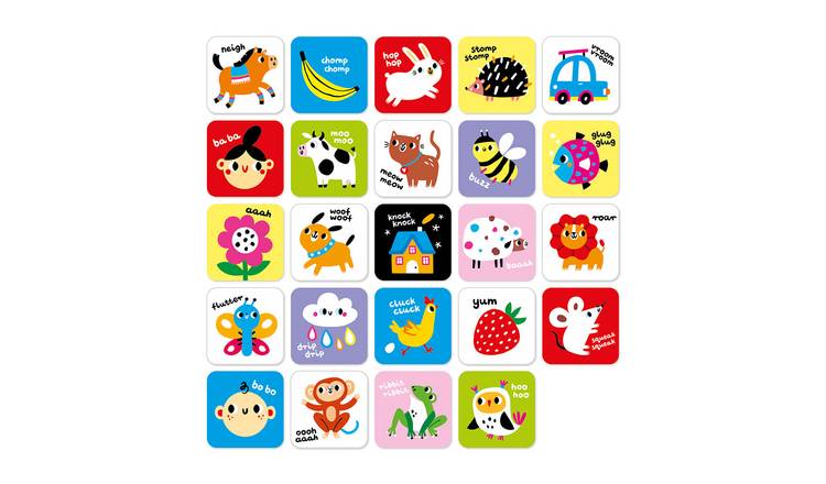 Banana Panda High Contrast Baby Cards - 6m+