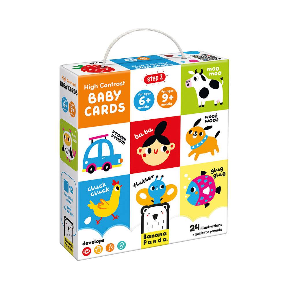 Banana Panda High Contrast Baby Cards - 6m+ - Image 2