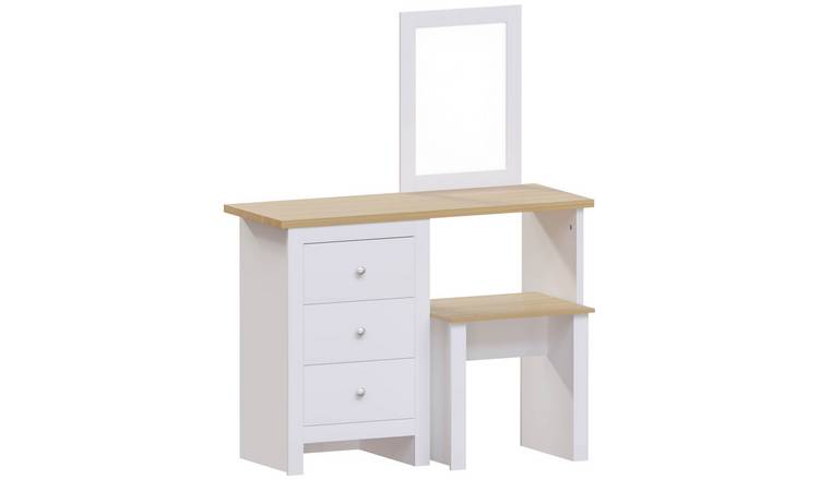 Vida Designs Arlington Dressing Table Set - White