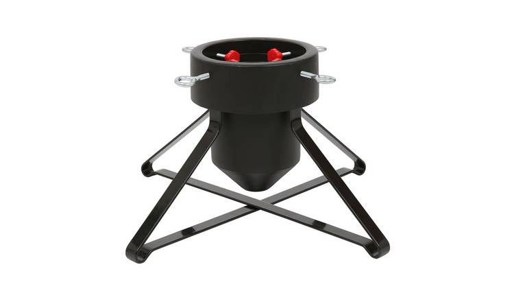 Harbour Housewares Classic Real Christmas Tree Stand - Black