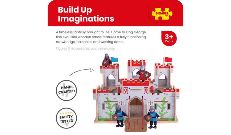 Buy Bigjigs Toys King George's Castle - 3 Years + | Early learning