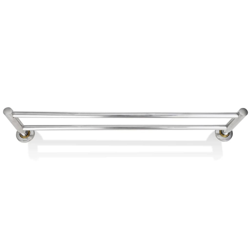 Walplus Stainless Steel Towel Rack 2 Tubes - Image 3