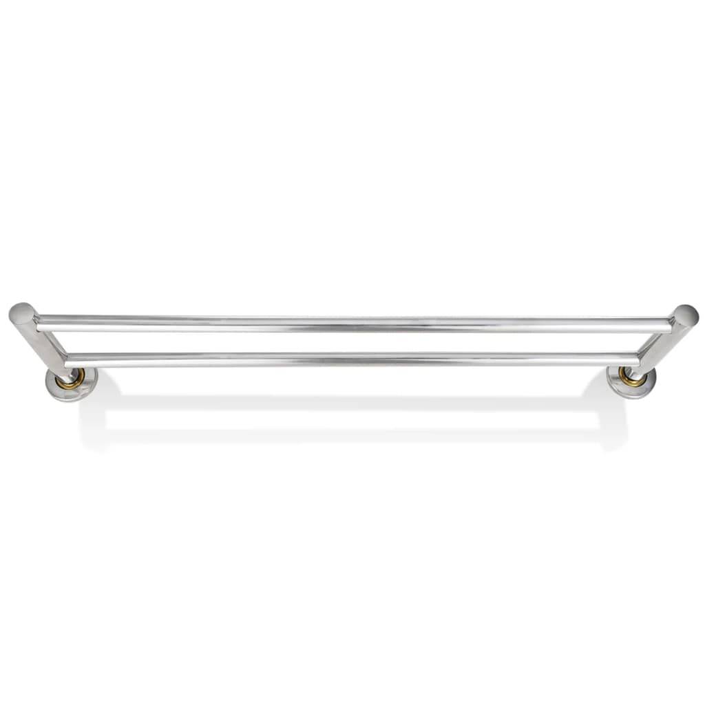 Walplus Stainless Steel Towel Rack 2 Tubes - Image 3