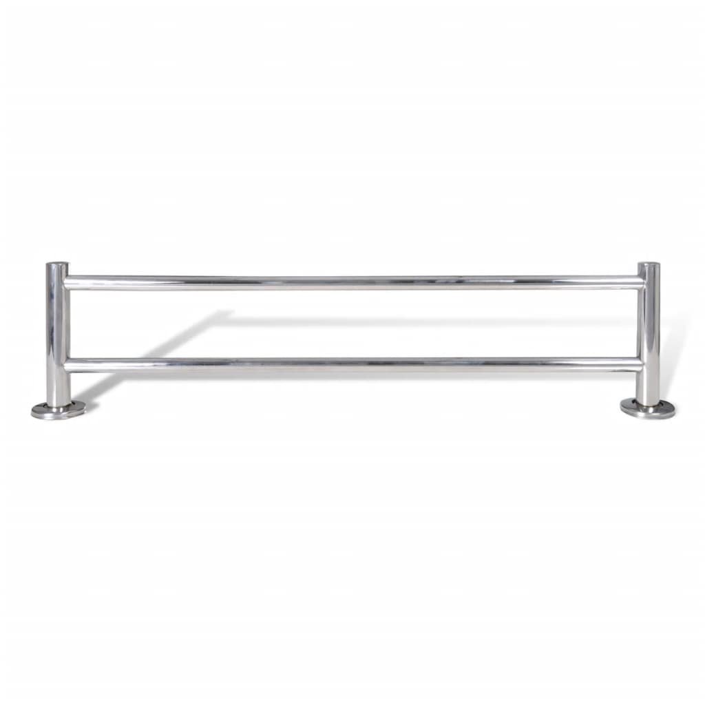 Walplus Stainless Steel Towel Rack 2 Tubes - Image 4