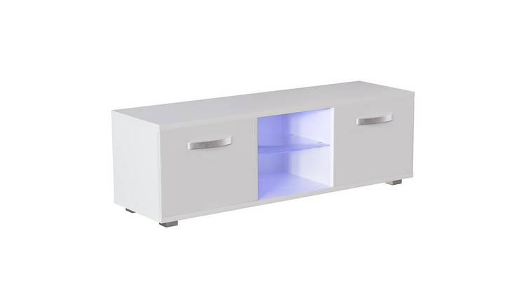 Vida Designs Cosmo 2 Door LED TV Unit - 120cm - White