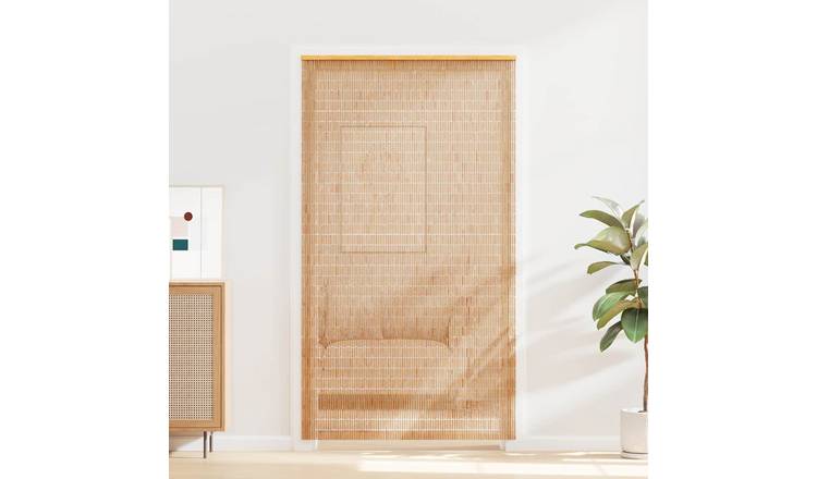 Walplus Bamboo Insect Door Screen - Brown - 120 x 220 cm