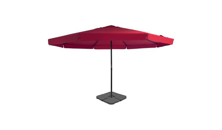 Walplus Garden Parasol - Red - 50 x 50 x 7.5 cm