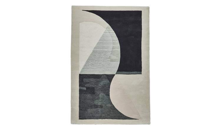 Mega Flooring Beige Handmade Geometric Rug - 120 x 170cm