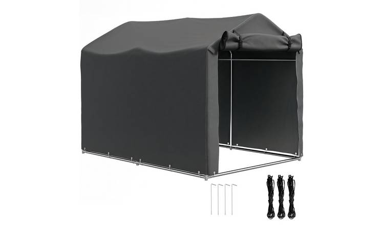 Outsunny Waterproof UV Resistant Garden Storage Tent - Dark Grey