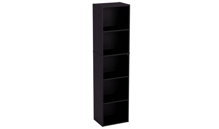 Vida Designs Oxford 5 Tier Cube Bookcase - Black