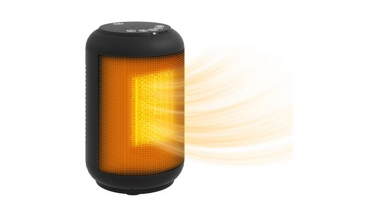 HOMCOM 1500W Adjustable Ceramic Space Heater with 3 Modes - Black
