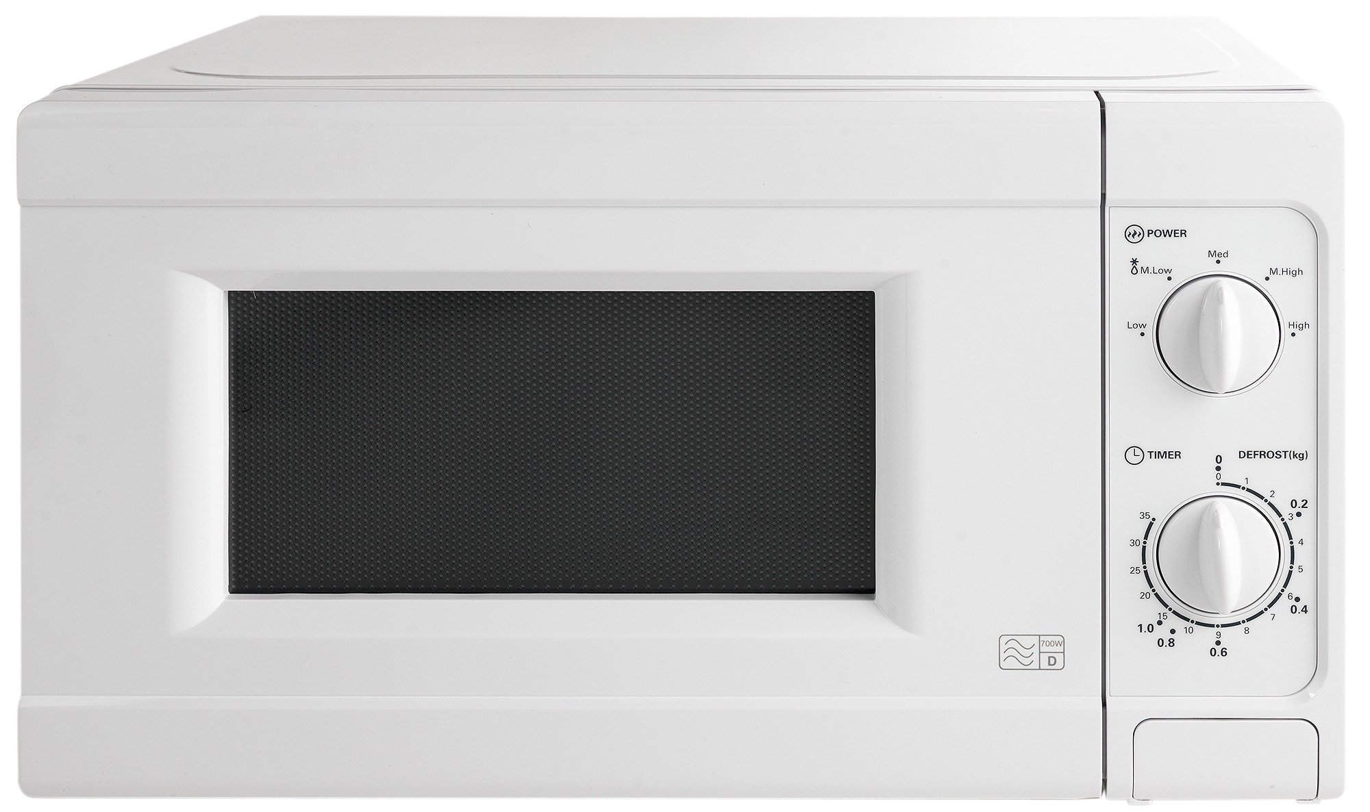 argos microwave blue