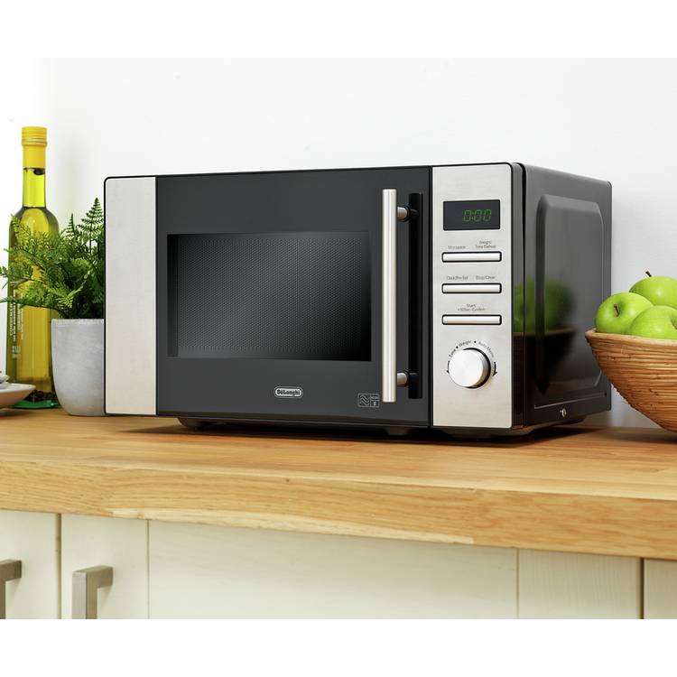 De'Longhi 800W Standard Microwave AM82 - Stainless Steel 0