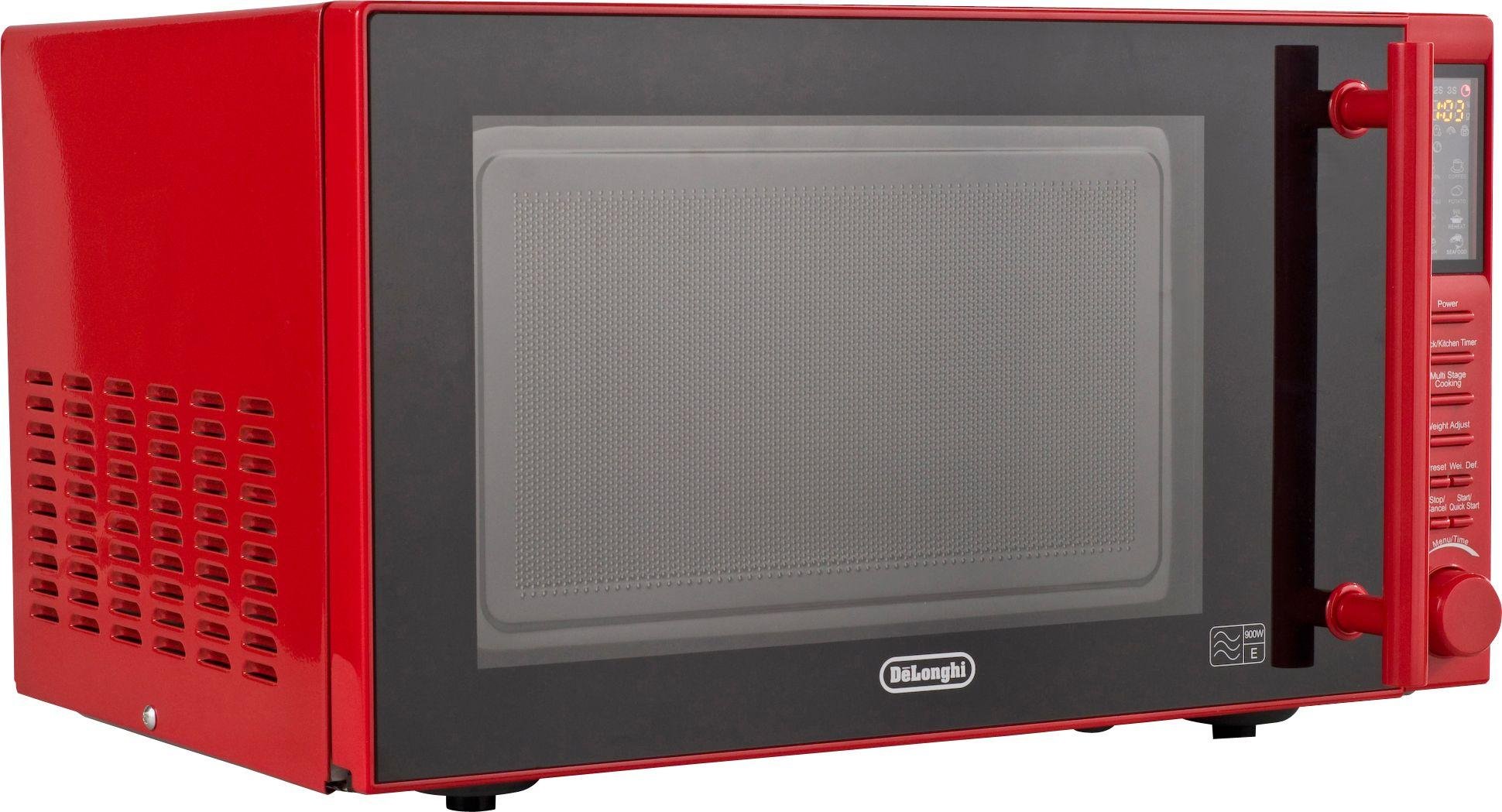 De'Longhi 900W Standard Microwave P90D EasiTronic Cooking Styles And