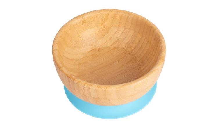 Tiny Dining Children's Bamboo Suction Bowl - Blue
