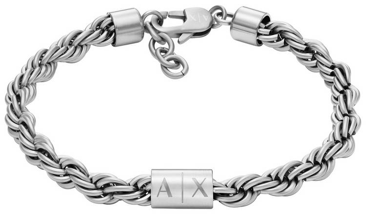 Argos mens silver bracelets shop