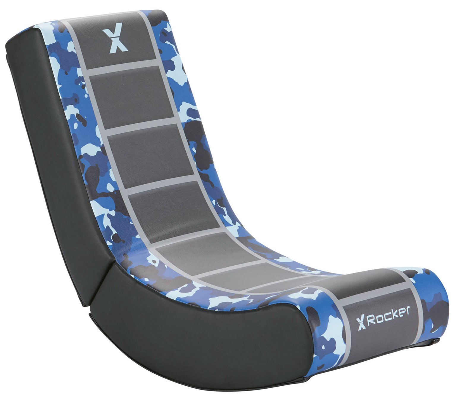 X Rocker Video Rocker Junior Gaming Chair Blue Camo 4010481