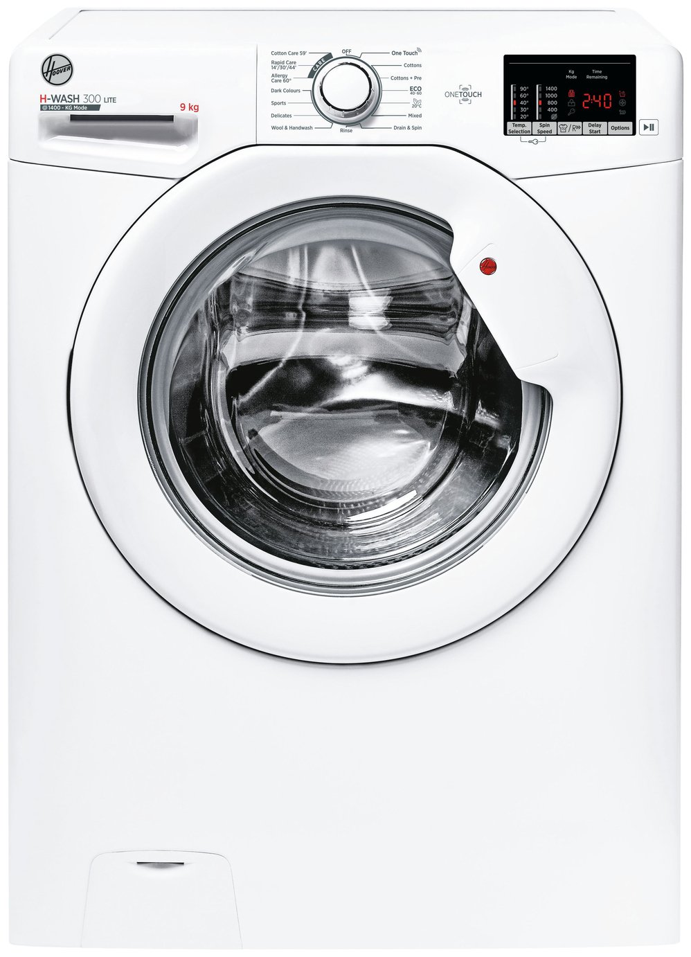 Hoover H3W 492DA4/1-80 9KG 1400 Spin Washing Machine - White