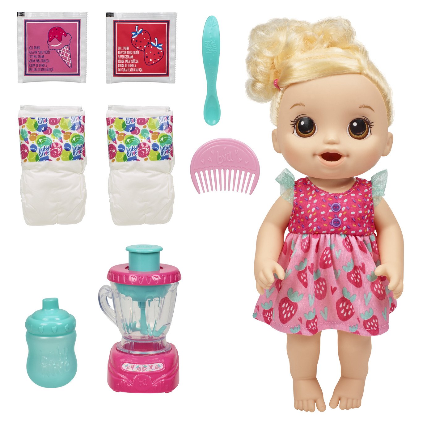 baby alive doll with bottle