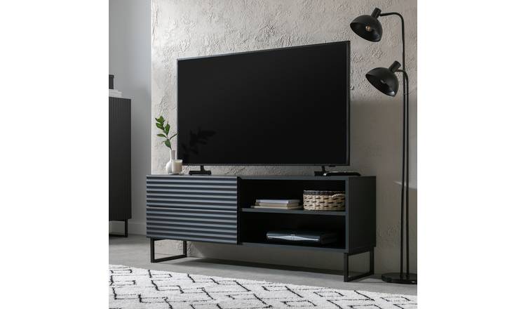 Habitat Tono 2 Drawer TV Unit - Black