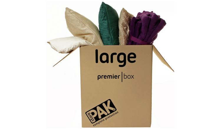 StorePAK HD Large Folded Cardboard Storage Boxes - Set of 5