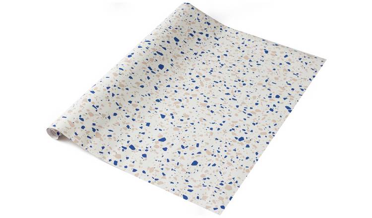 D-C-Fix Terrazzo Blue Self Adhesive Vinyl Film
