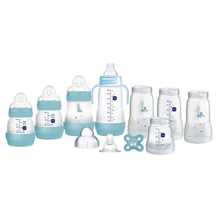 MAM Easy Start Anti-Colic Small Baby Bottle Set - Blue 0