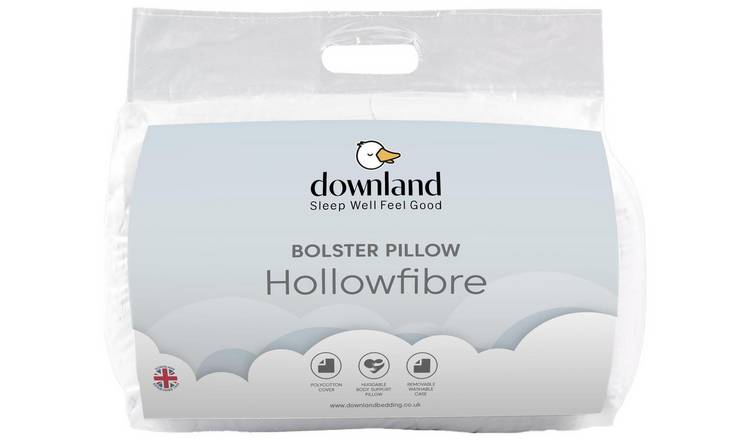 Buy Downland 4ft6 Bolster Medium Firm Pillow Free Pillowcase Pillows Argos