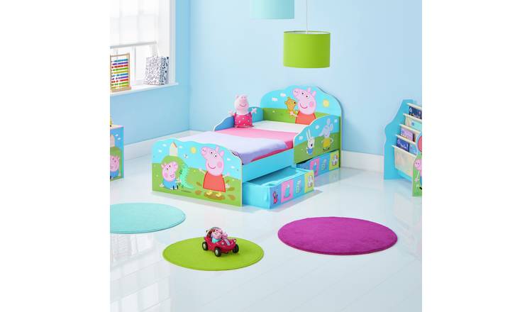 Peppa Pig Toddler Bed With Drawer