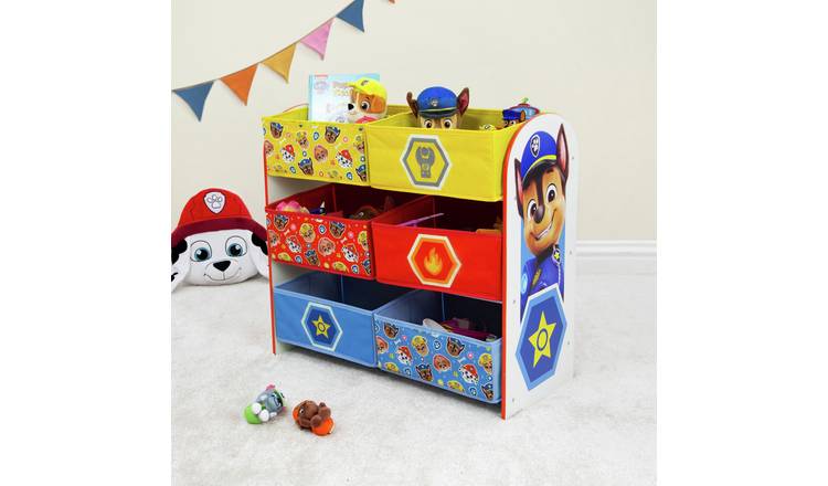 Paw Patrol 3 Tier Kids Basket Storage Unit