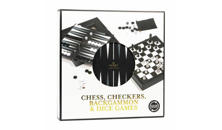 Professor Puzzle Chess, Checkers, Backgammon and Dice Game