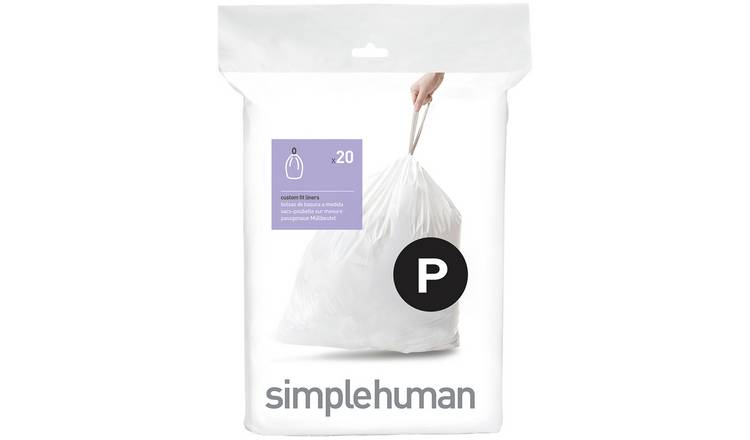 simplehuman 60L Code P Bin Liners - Pack of 100