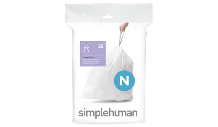 Simplehuman 50L Code N Bin Liners - Pack of 100