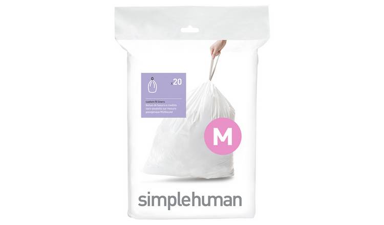 Simplehuman 45L Code M Bin Liners - Pack of 100