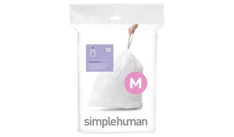 simplehuman 45L Code M Bin Liners - Pack of 100