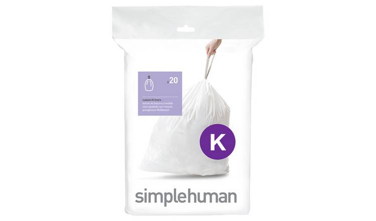 Simplehuman 45L Code K Bin Liners - Pack of 100