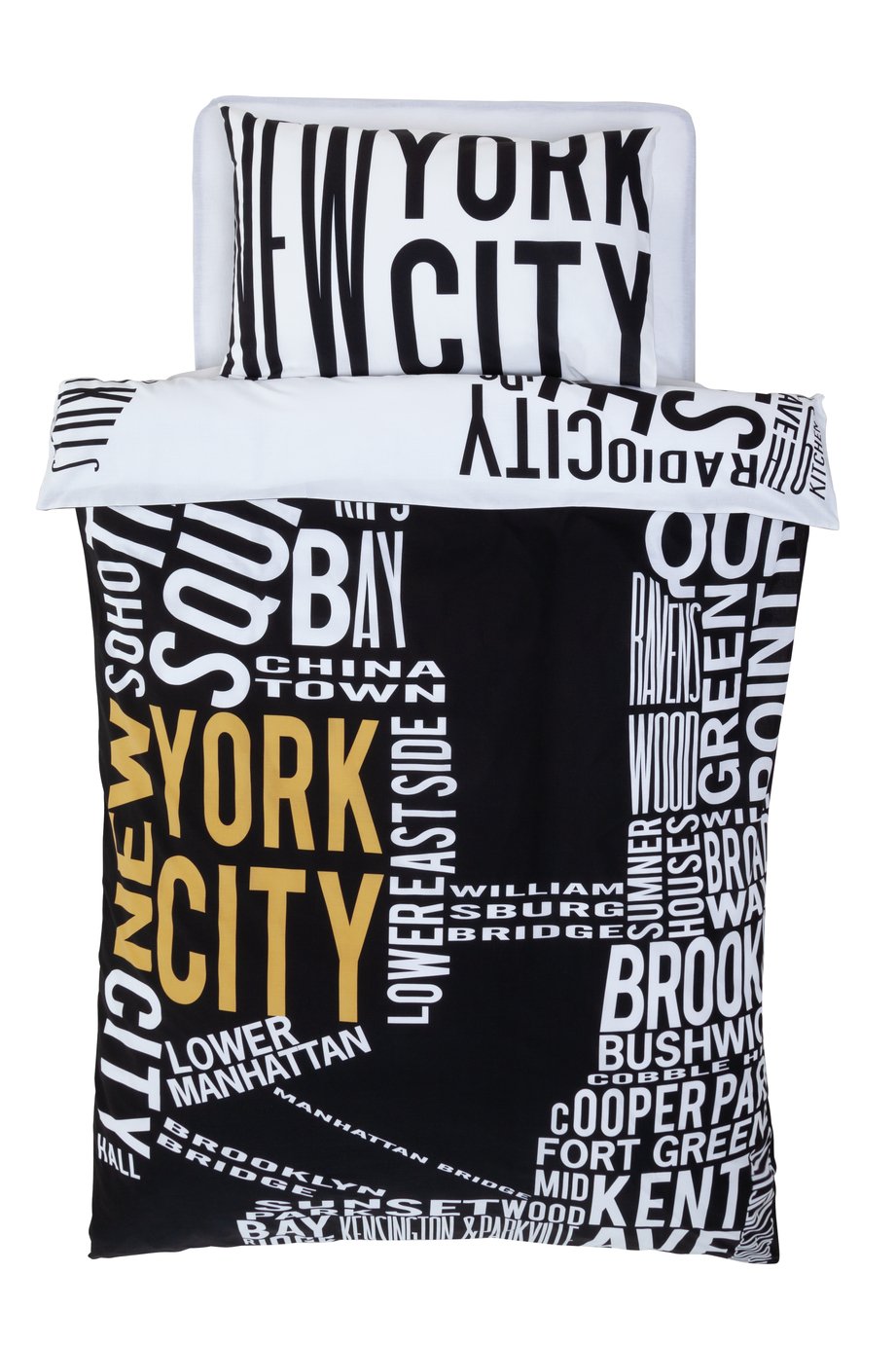 Argos Home NYC Word Map Bedding Set Review