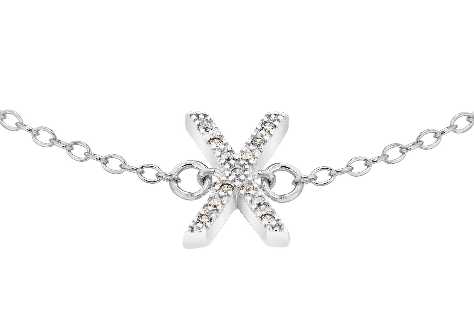 Sterling Silver Cubic Zirconia Initial Bracelet Review