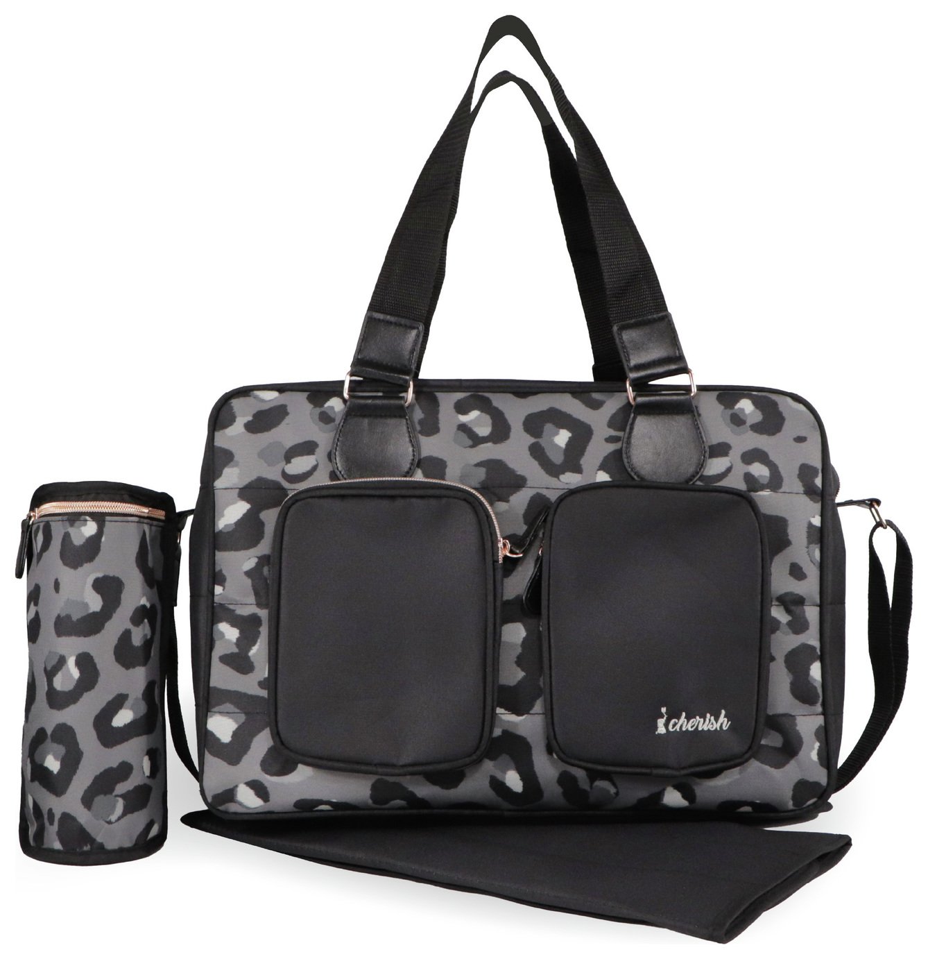 Dani Dyer Black Leopard Deluxe Changing Bag