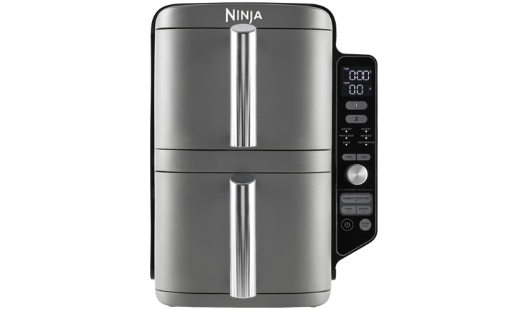 Buy Ninja Double Stack XL SL400UK 9.5L Air Fryer Grey Air fryers and fryers Argos